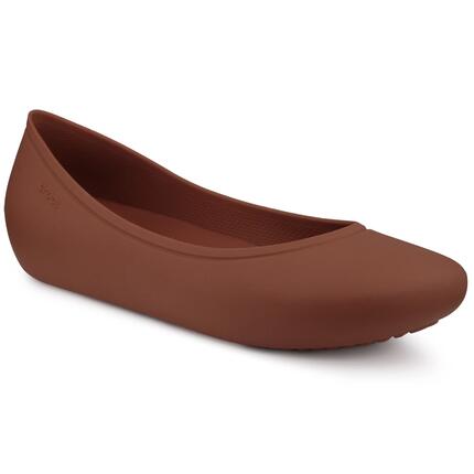 Balerina damskie na basen Crocs BROOKLYN FLAT SPICE