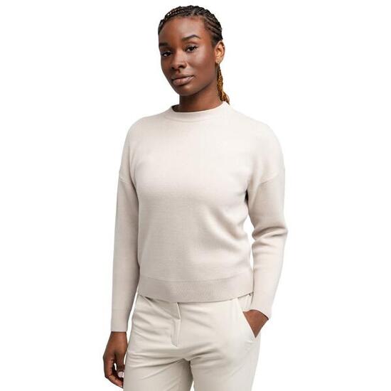 Maglione da golf da donna Birdie Sand Beige