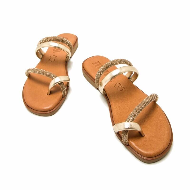 Sandalias Planas Mujer Mustang  Rosa 2/5