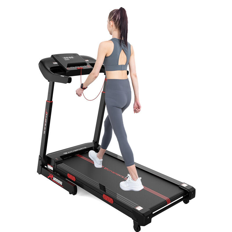 CITYSPORTS Loopband Opvouwbare en Hellende 15%-WP16-2200W-15 km/u-APP-Afstandsbediening