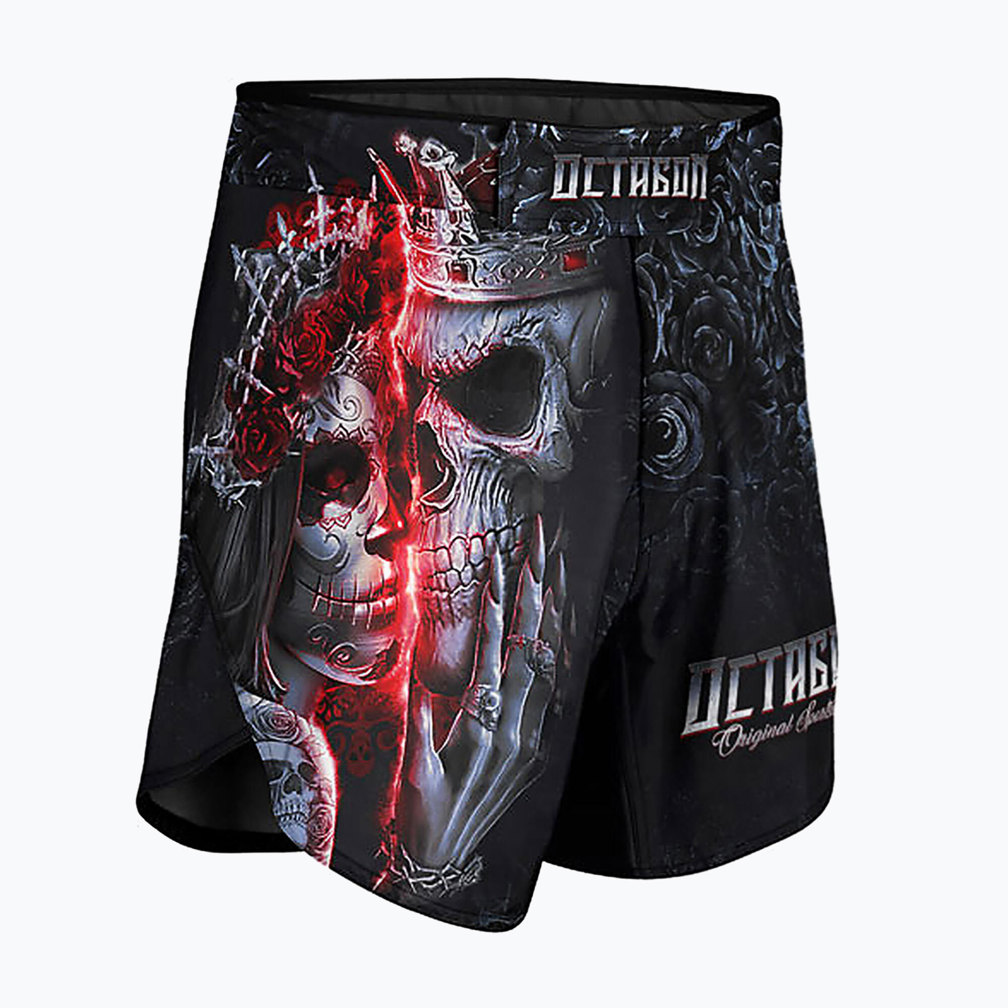 Spodenki treningowe męskie Octagon Santa Muerte MMA 3/4