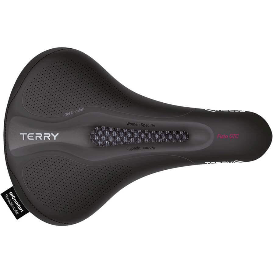 TERRY Terry Fisio GTC Gel Dames Zadel - Zwart