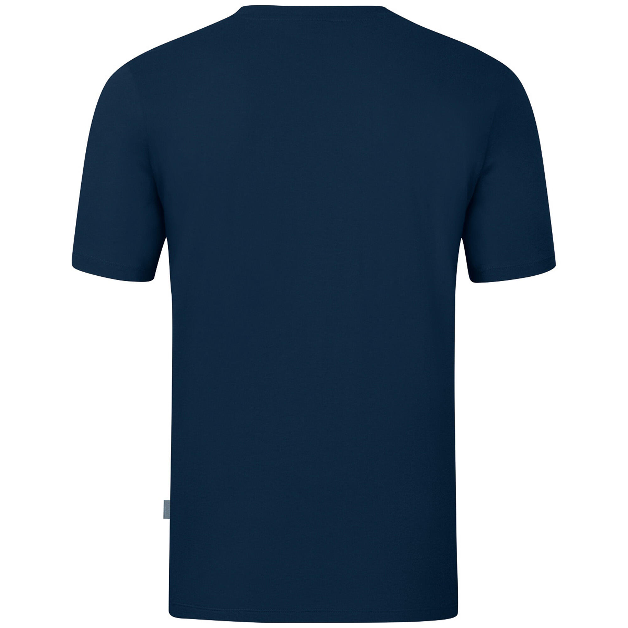 T-shirt JAKO bio coton bleu manches courtes 2/6