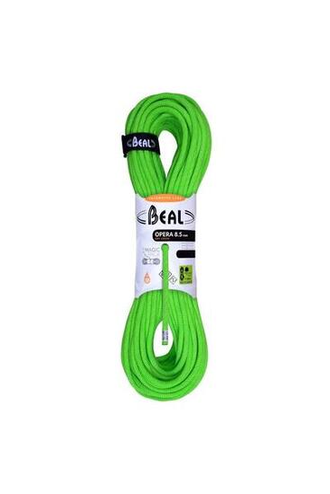 Corde d'escalade Beal Opera 8,5 mm UNICORE GOLDEN DRY 60 m verte dynamique