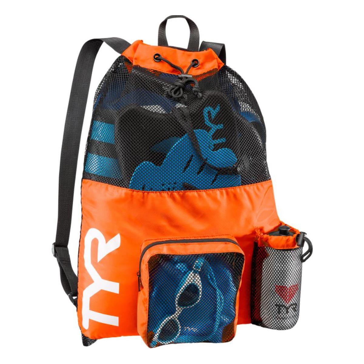 TYR Big Mesh 40L Mummietas - Fluo Oranje 2/2