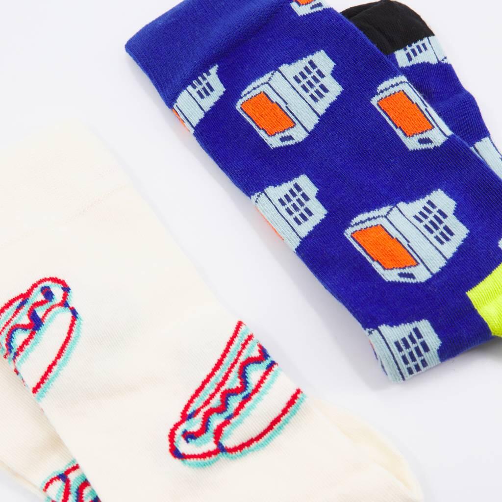 Meias Happy Socks Modelo Pack Tv Dinner Cor Multicolorido 4/5