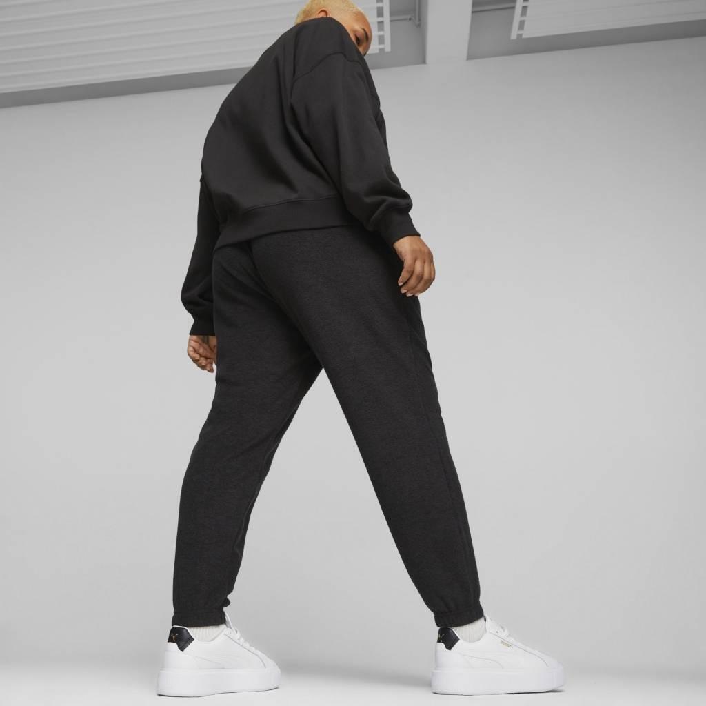 Pantalons Puma Modèle Relaxed Swe Couleur Noir 3/5