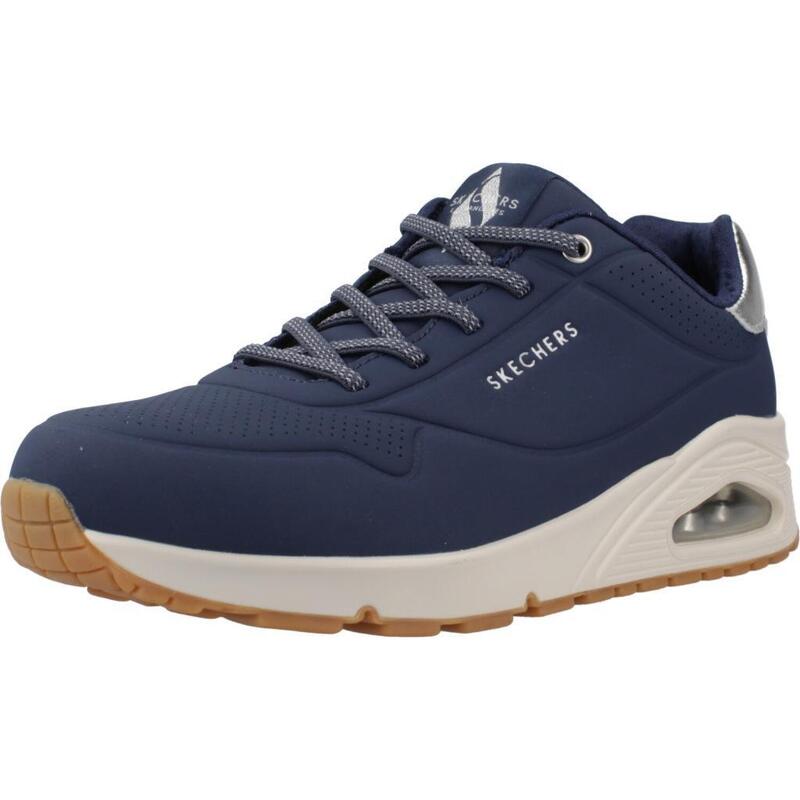 Pantofi Sport Skechers Model Shimmer Away Culoare Albastru