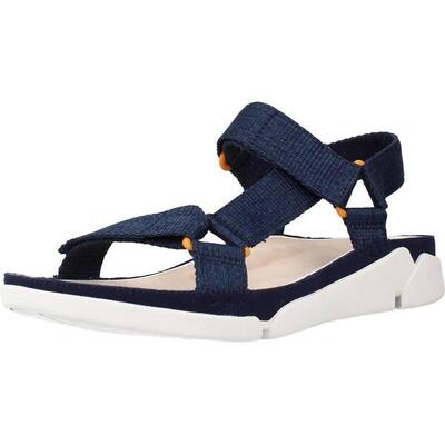 Sandalias Mujer Clarks Tri Sporty Textile Azul