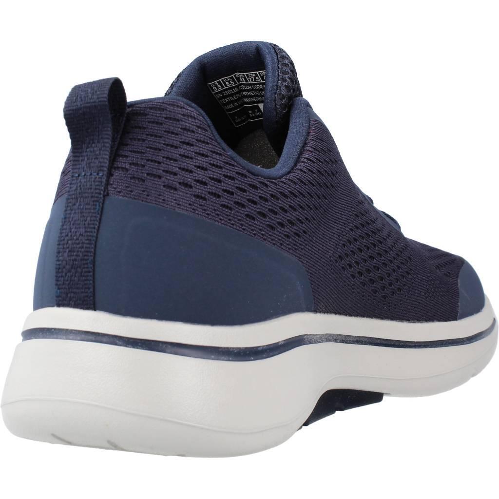 Baskets Skechers Modèle Go Walk Arch Fit-idyllic Couleur Bleu 3/5