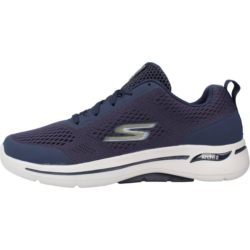 Baskets Skechers Modèle Go Walk Arch Fit-idyllic Couleur Bleu 2/5