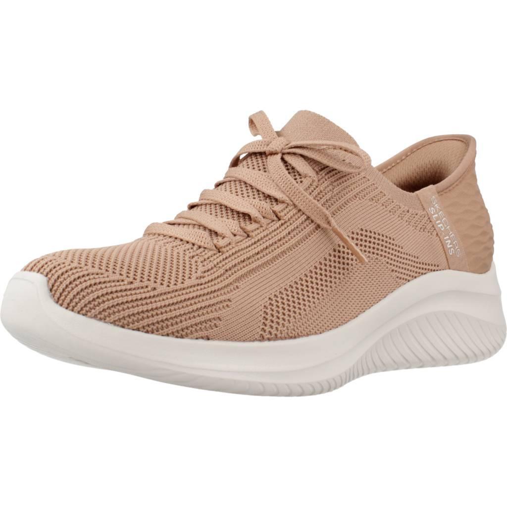 Skechers - Baskets Skechers Modèle Slip-ins: Ultra Flex 3.0 Tonal Stretc Couleur Bronze - Chaussures De Sport - Marron|vert - Decathlon