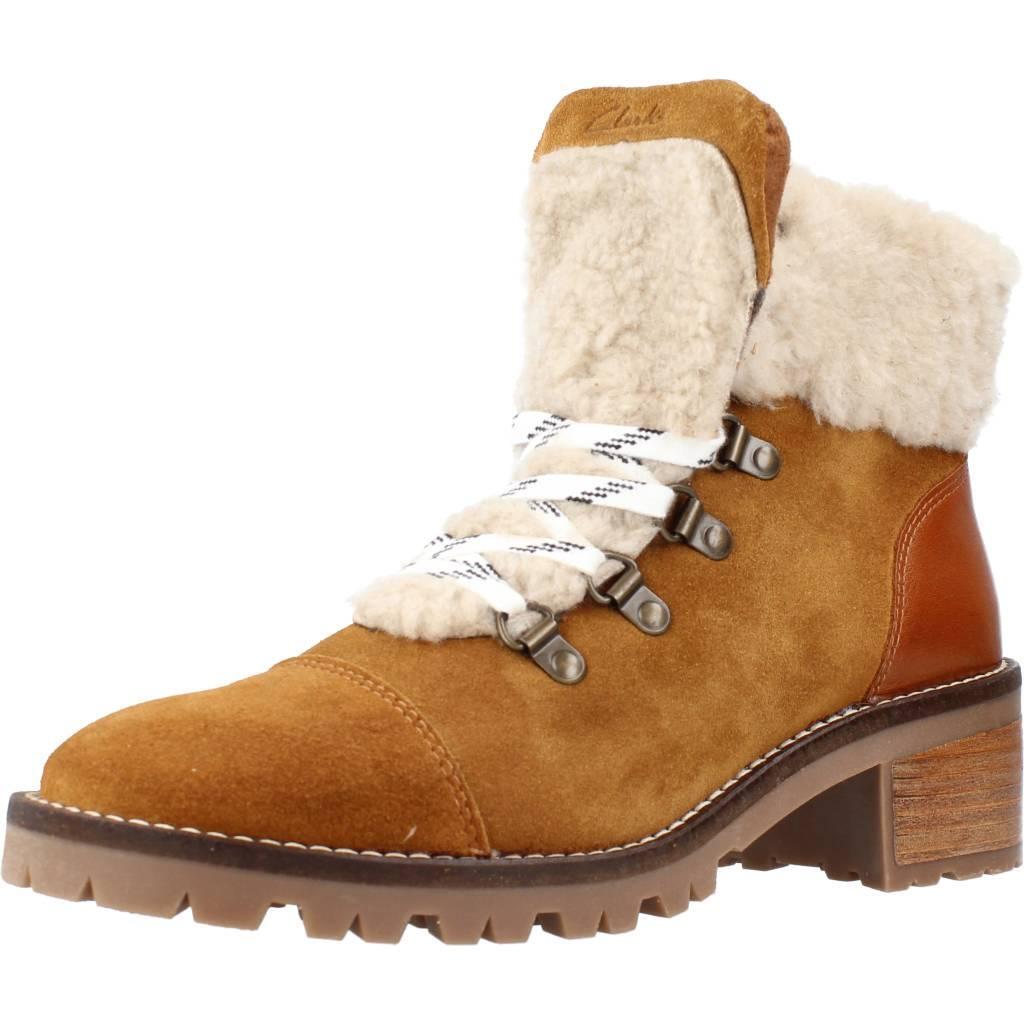 Clarks modelo roseleigh sky cor castanho