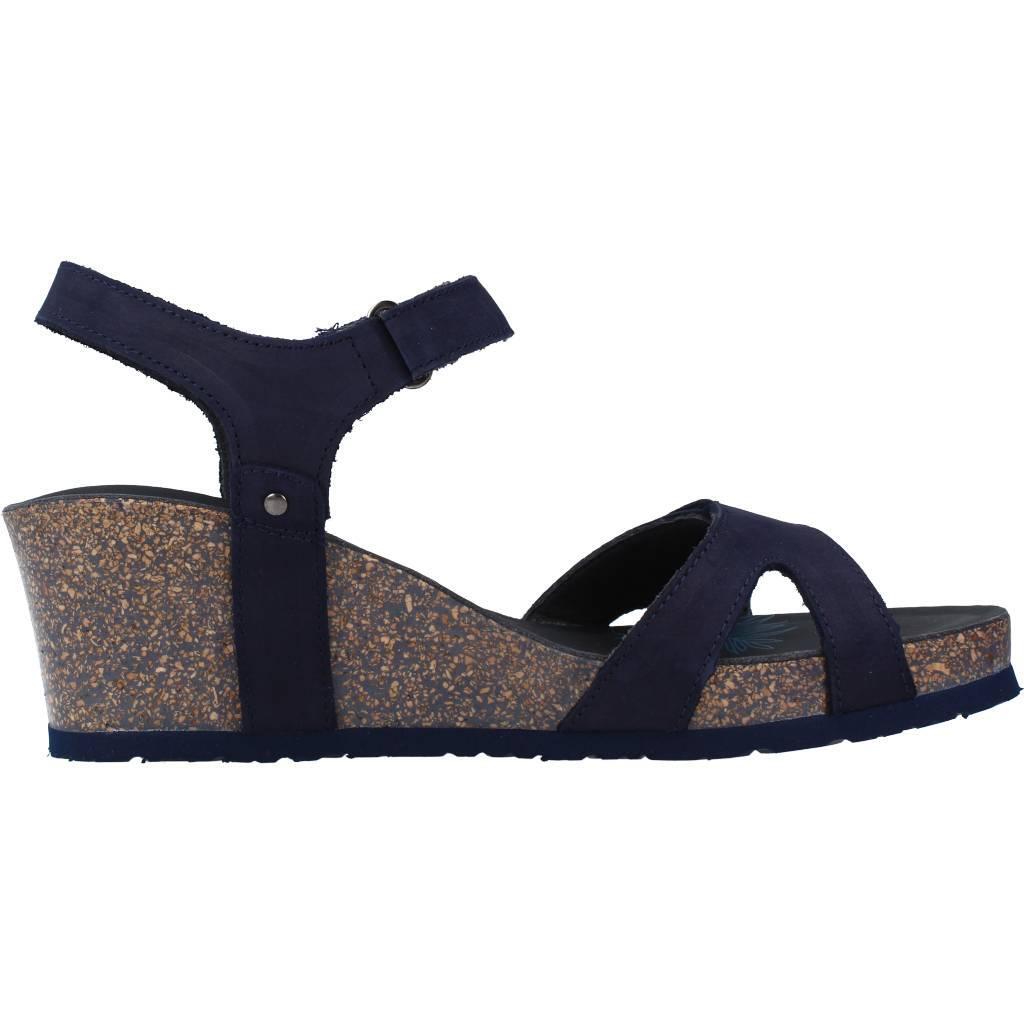 Sandales Panama Jack Modèle Julia Basicb10 Couleur Bleu 4/5