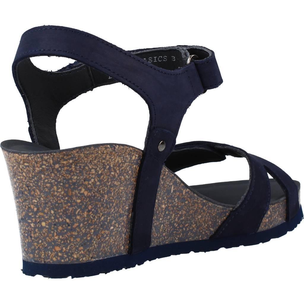 Sandales Panama Jack Modèle Julia Basicb10 Couleur Bleu 3/5