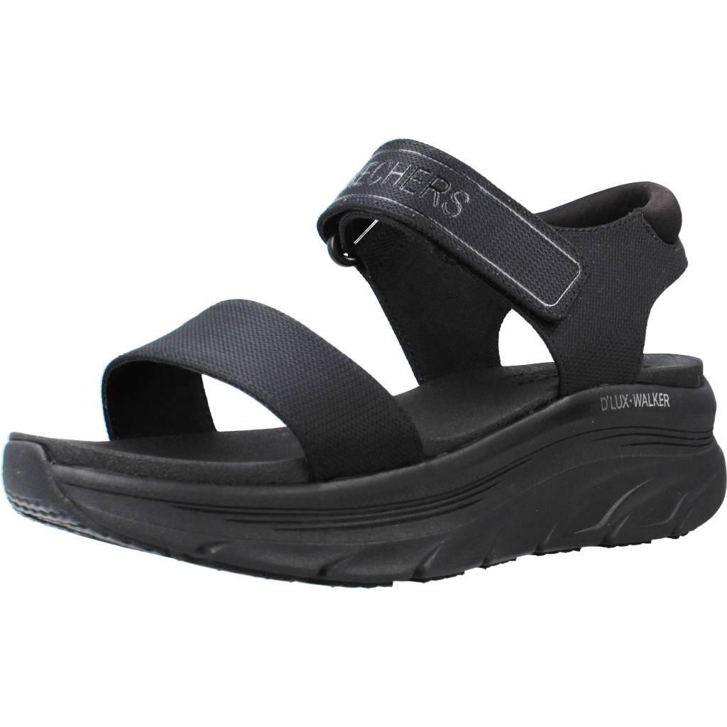 Sandals Skechers D'lux Walker - New B, Black, Women