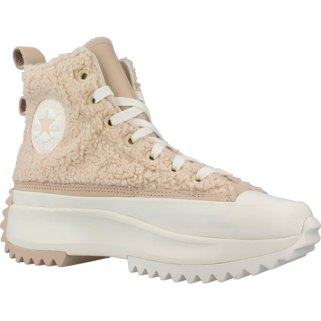 Sneakers Converse Model Run Star Hike Platform Sherpa Kleur Naakt 5/5