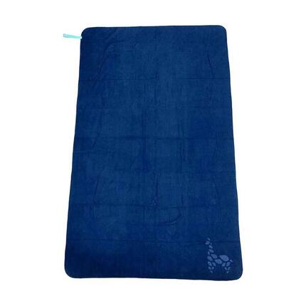 Beach Lama chiffon microfibre bleu marine