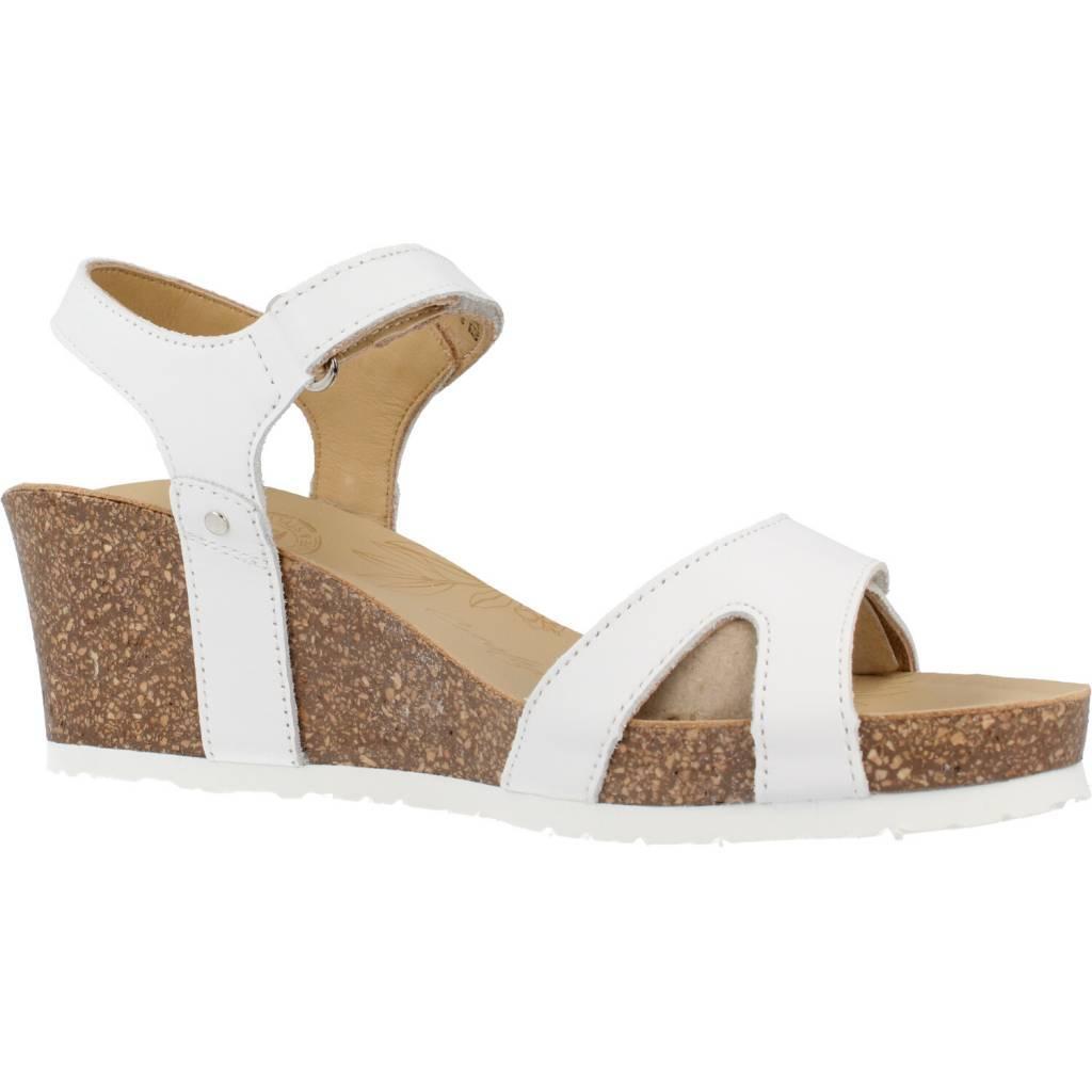 Sandales Panama Jack Modèle Julia Basicb17 Couleur Blanc 5/5