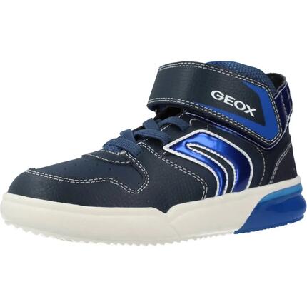 Basket Montante Cuir Enfant Garçons Geox Grayjay