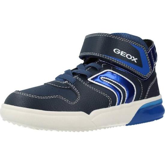 Basket Montante Cuir Enfant Garçons Geox Grayjay