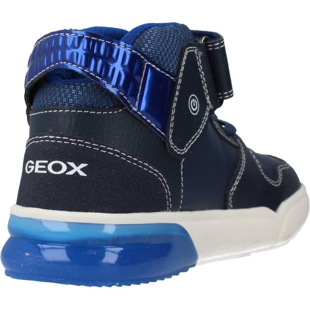 Basket Montante Cuir Enfant Garçons Geox Grayjay 3/5