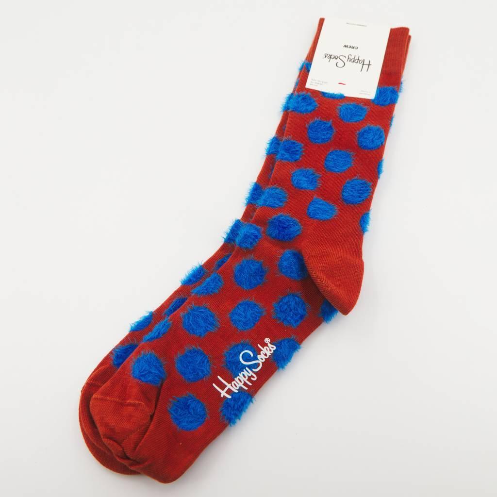 Meias Happy Socks Modelo Big Dot Cor Castanho 3/5