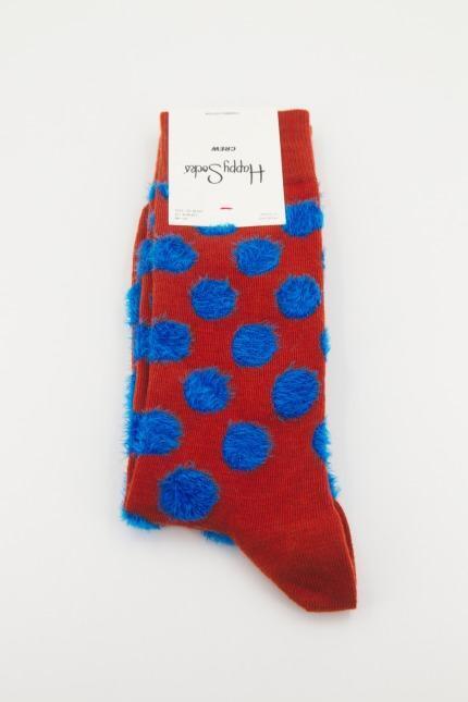 Meias Happy Socks Modelo Big Dot Cor Castanho 5/5