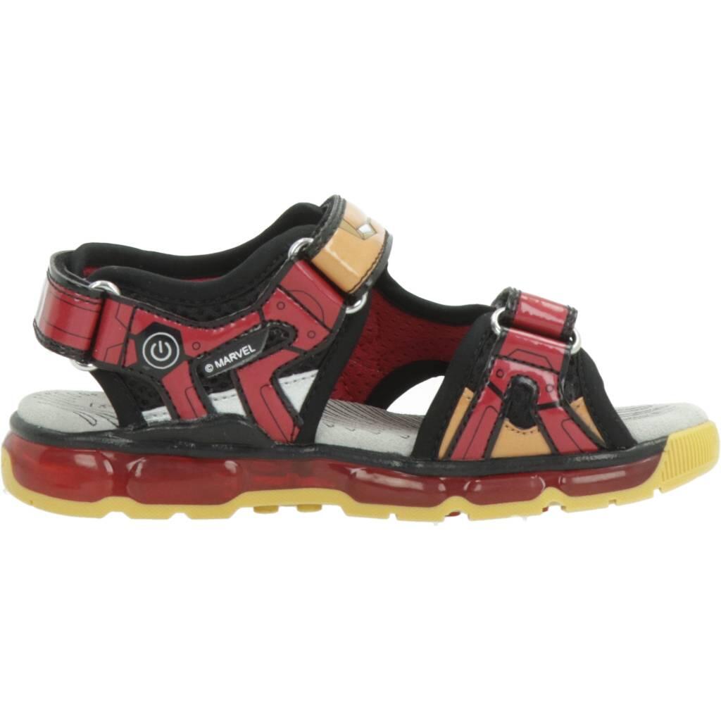 Sandały GEOX J SANDAL ANDROID BOY Czerwony 4/5