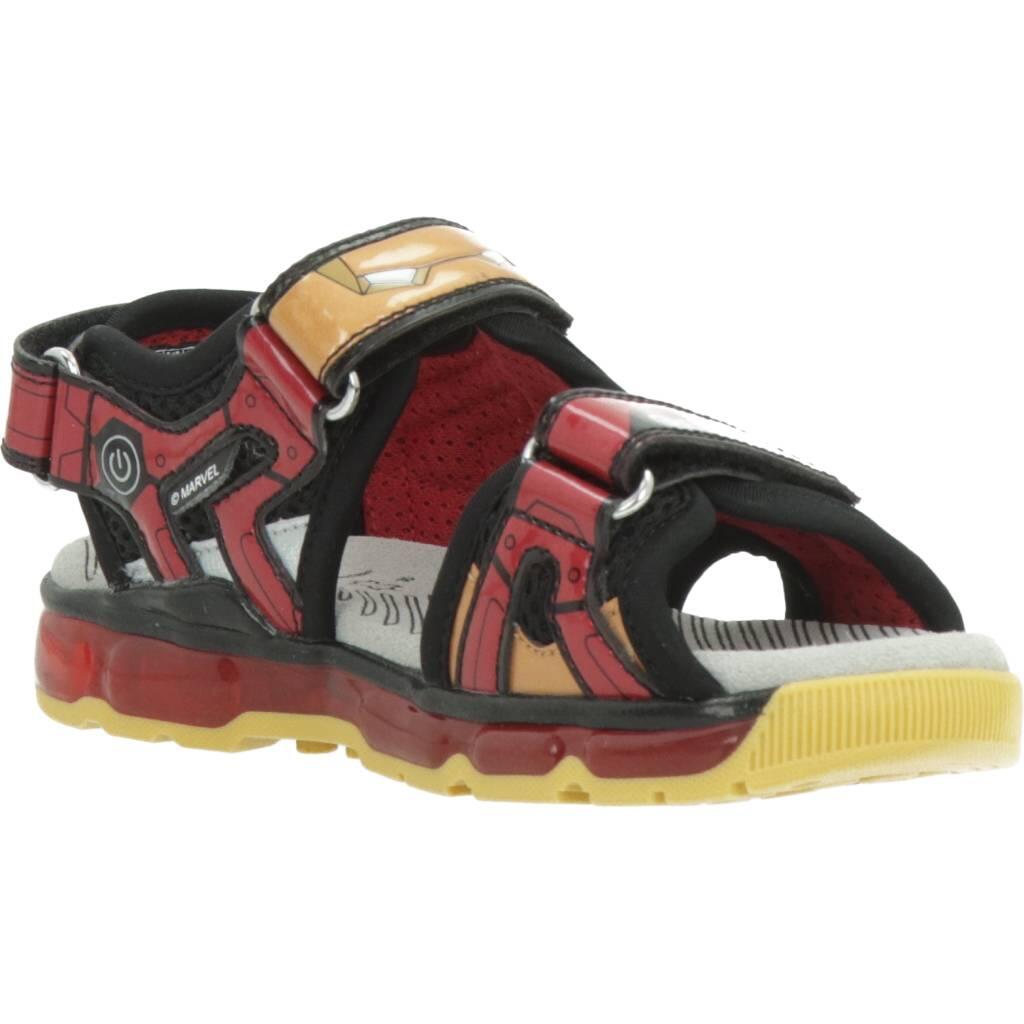 Sandały GEOX J SANDAL ANDROID BOY Czerwony 5/5