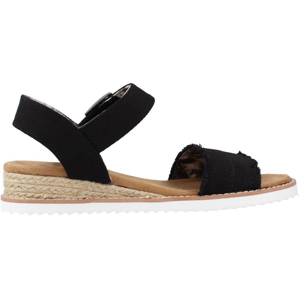 Sandales Skechers Modèle Desert Kiss Adobe Princess Couleur Noir 4/5