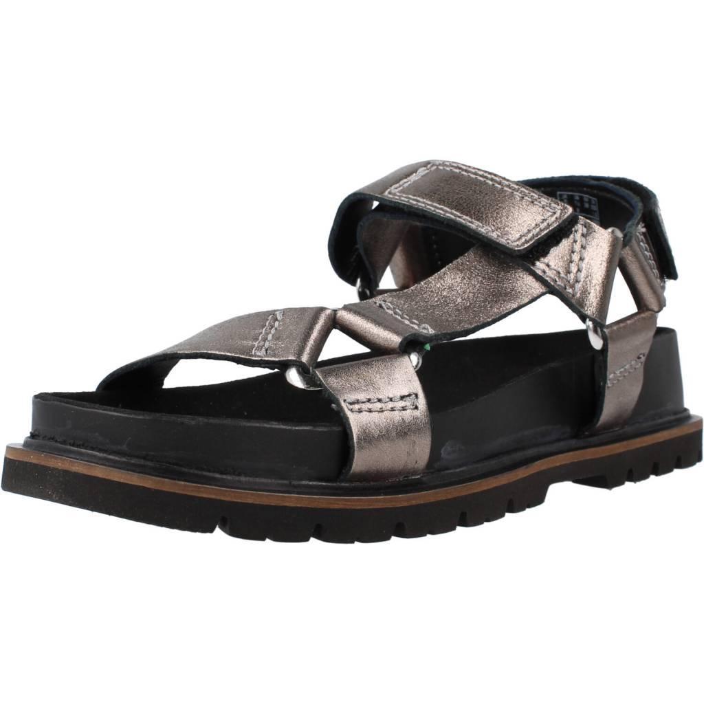 Clarks - Sandales Clarks Modèle Orianna Couleur Argent - Sandales - Gris - Decathlon