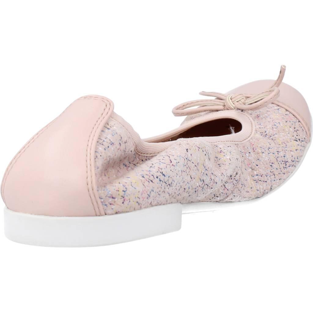 Baskets Geox Modèle Jr Plie C Couleur Rose 3/5