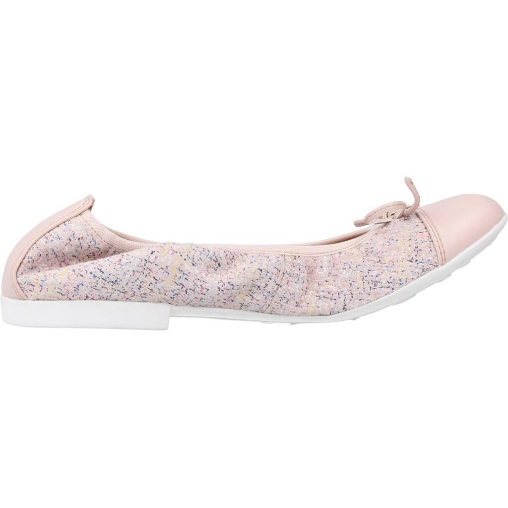 Baskets Geox Modèle Jr Plie C Couleur Rose 4/5