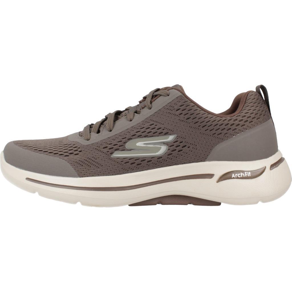Baskets Skechers Modèle Go Walk Arch Fit-idyllic Couleur Marron 2/5