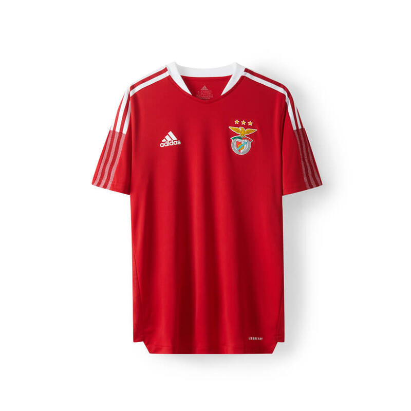 T-shirt d'entraînement rouge Adidas Benfica 2021 2022 pour enfant