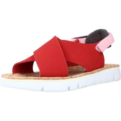 Sandalias Mujer Camper Oruga Rojo