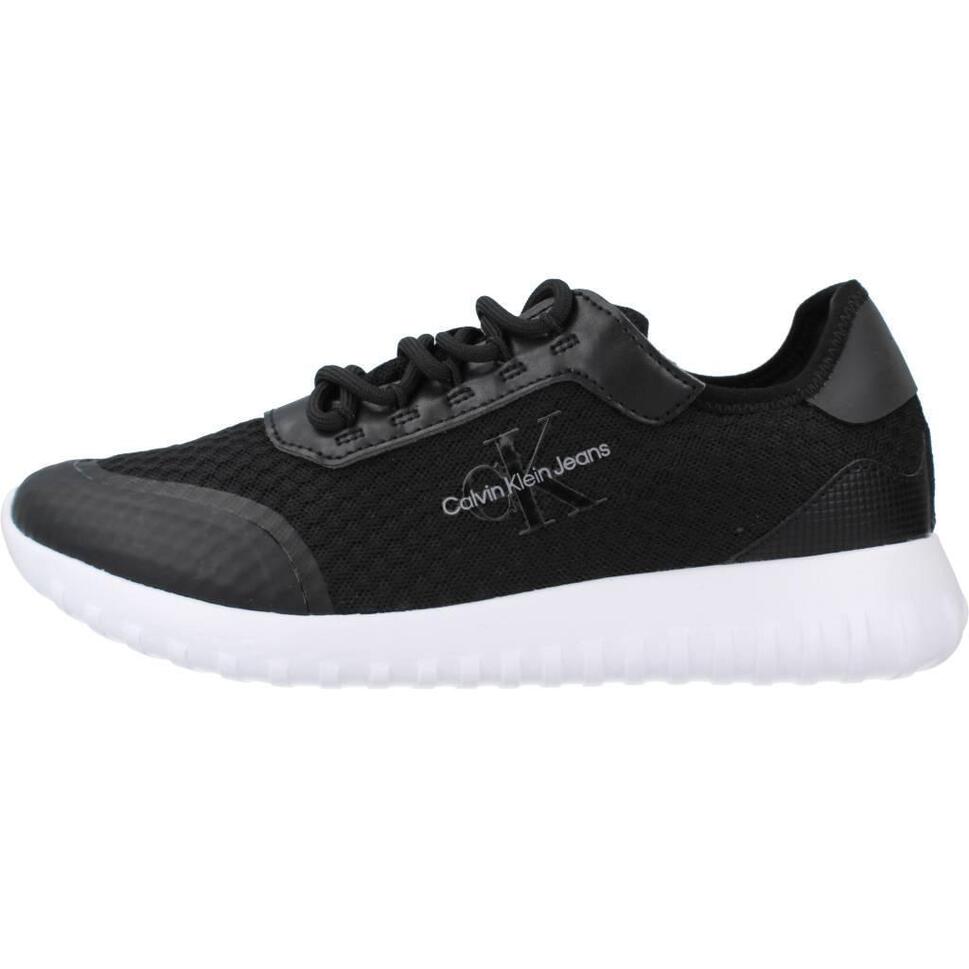 Tenisówki Calvin Klein Model Eva Runner Monologo W Kolor Czarny