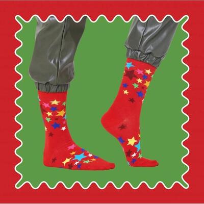 Socken Happy Socks Modell Stars Farbe Rot