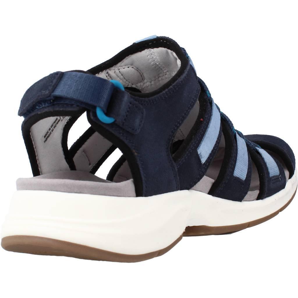 Sandales Clarks Modèle Solan Sail Combi Couleur Bleu 3/5