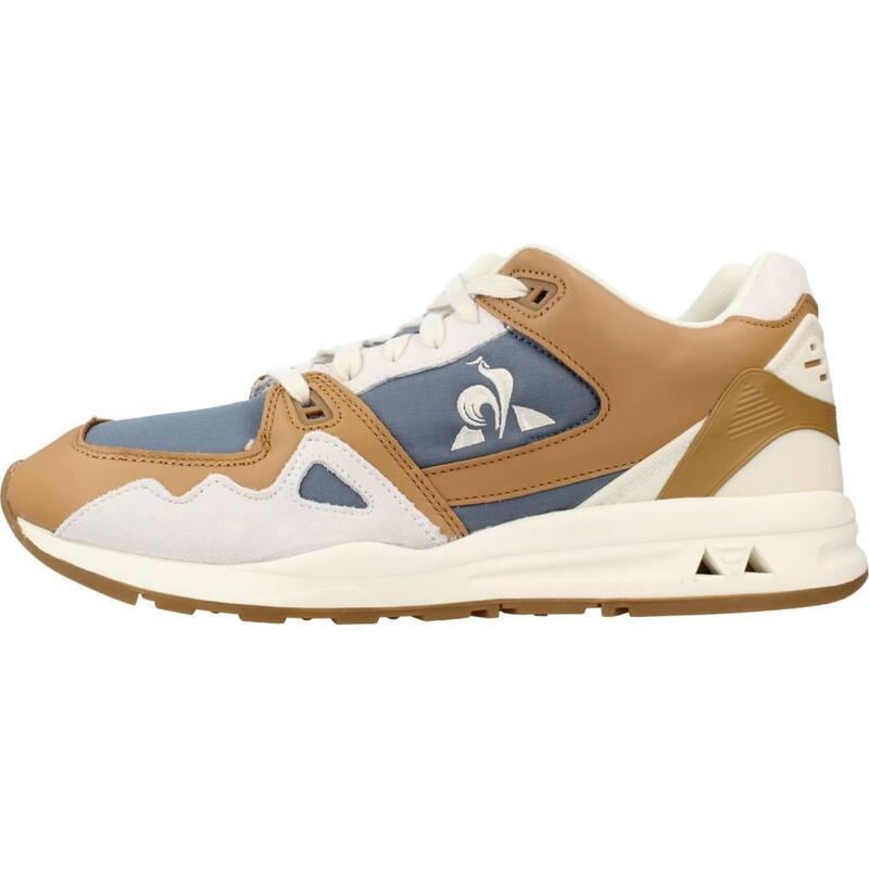 Baskets Le Coq Sportif Modèle Lcs R1000 Ripstop Couleur Brun Clair