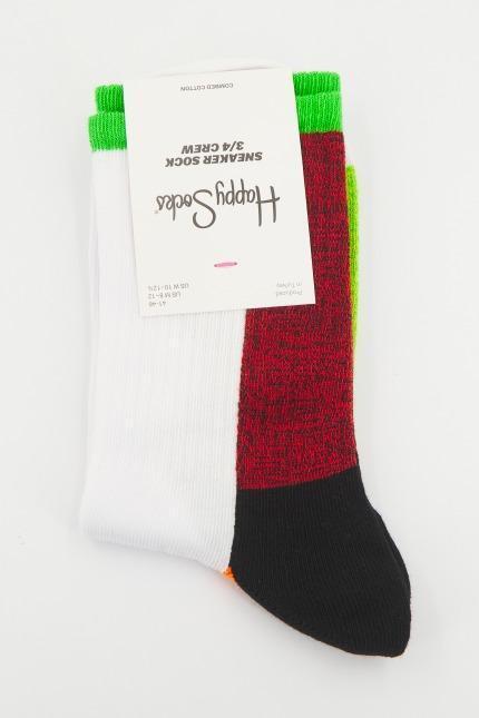 Meias Happy Socks Modelo Blocked Fields Cor Multicolorido 5/5