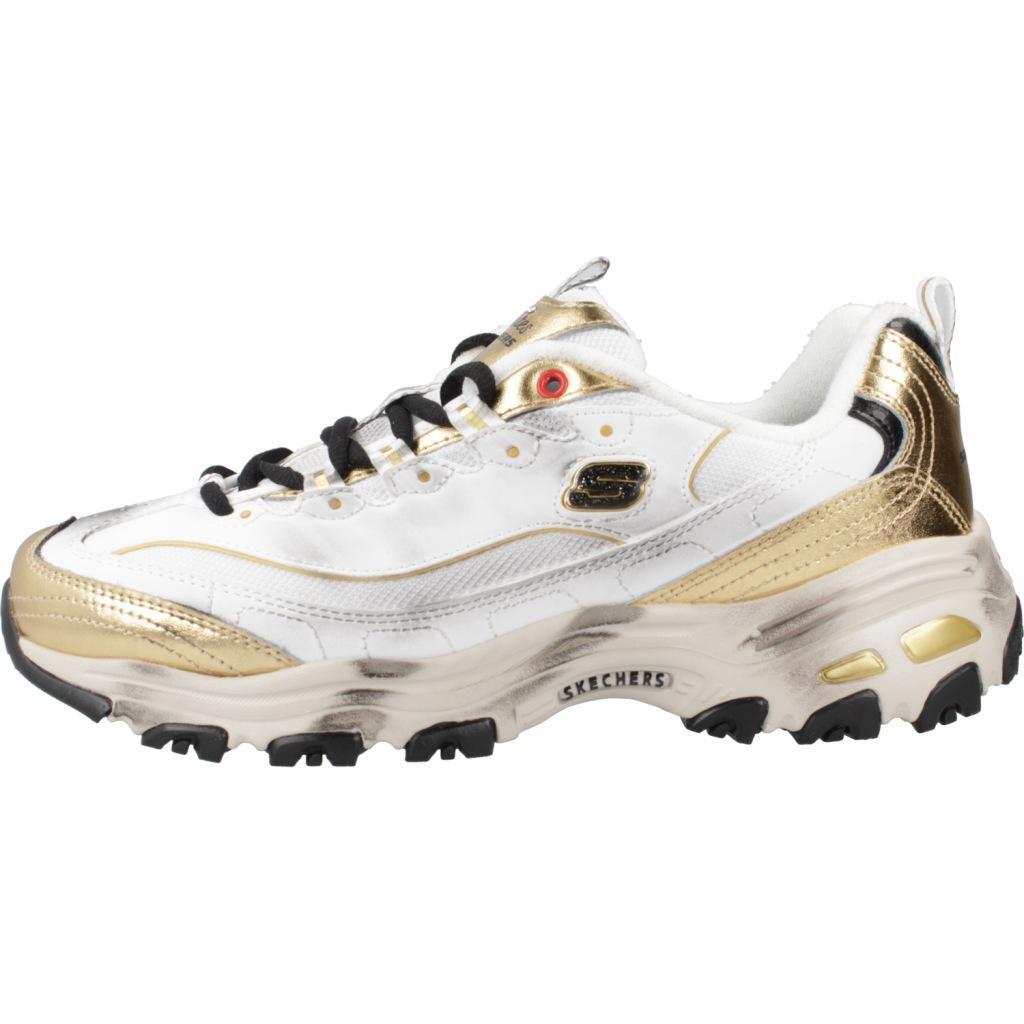 Ténis Skechers Modelo Dlites-vintage Visi Cor Branco 2/6