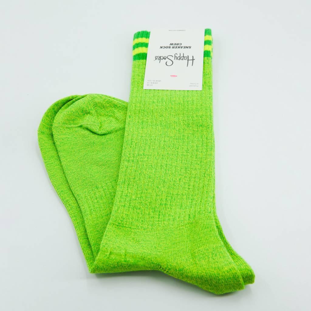 Meias Happy Socks Modelo Im Solid Thin Crew Soc Cor Verde 4/5
