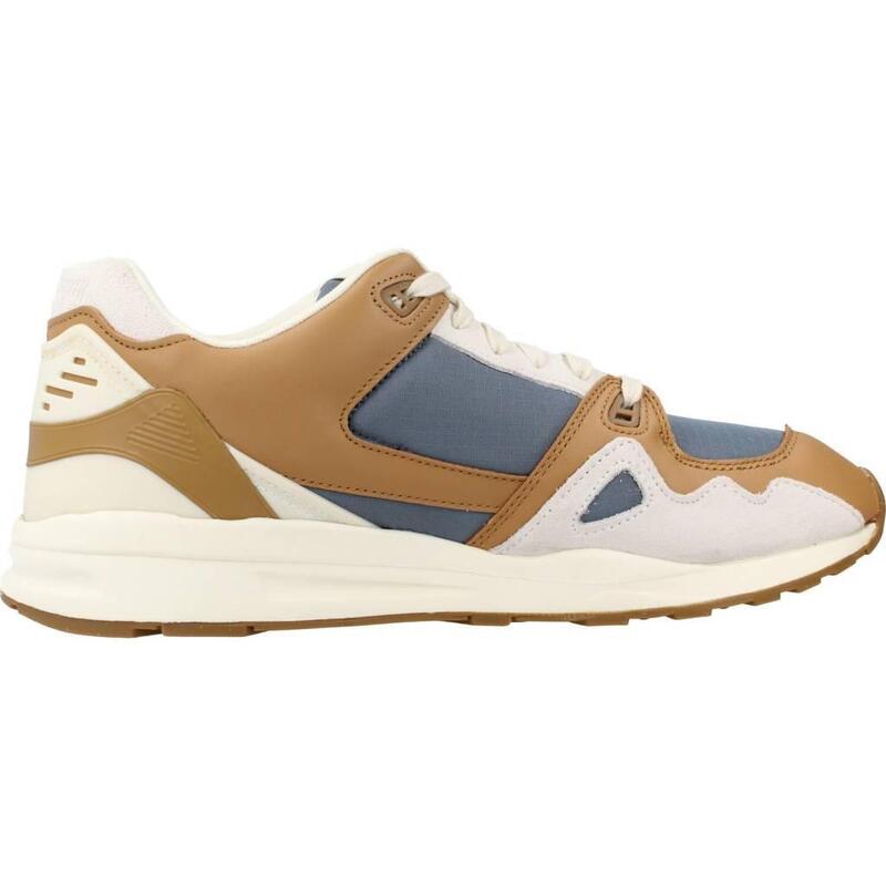 Baskets Le Coq Sportif Modèle Lcs R1000 Ripstop Couleur Brun Clair