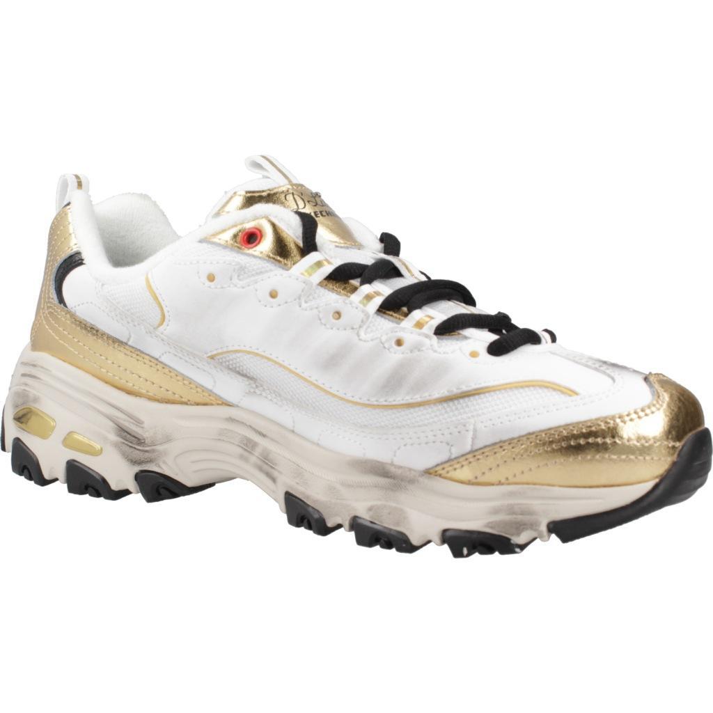 Ténis Skechers Modelo Dlites-vintage Visi Cor Branco 5/6