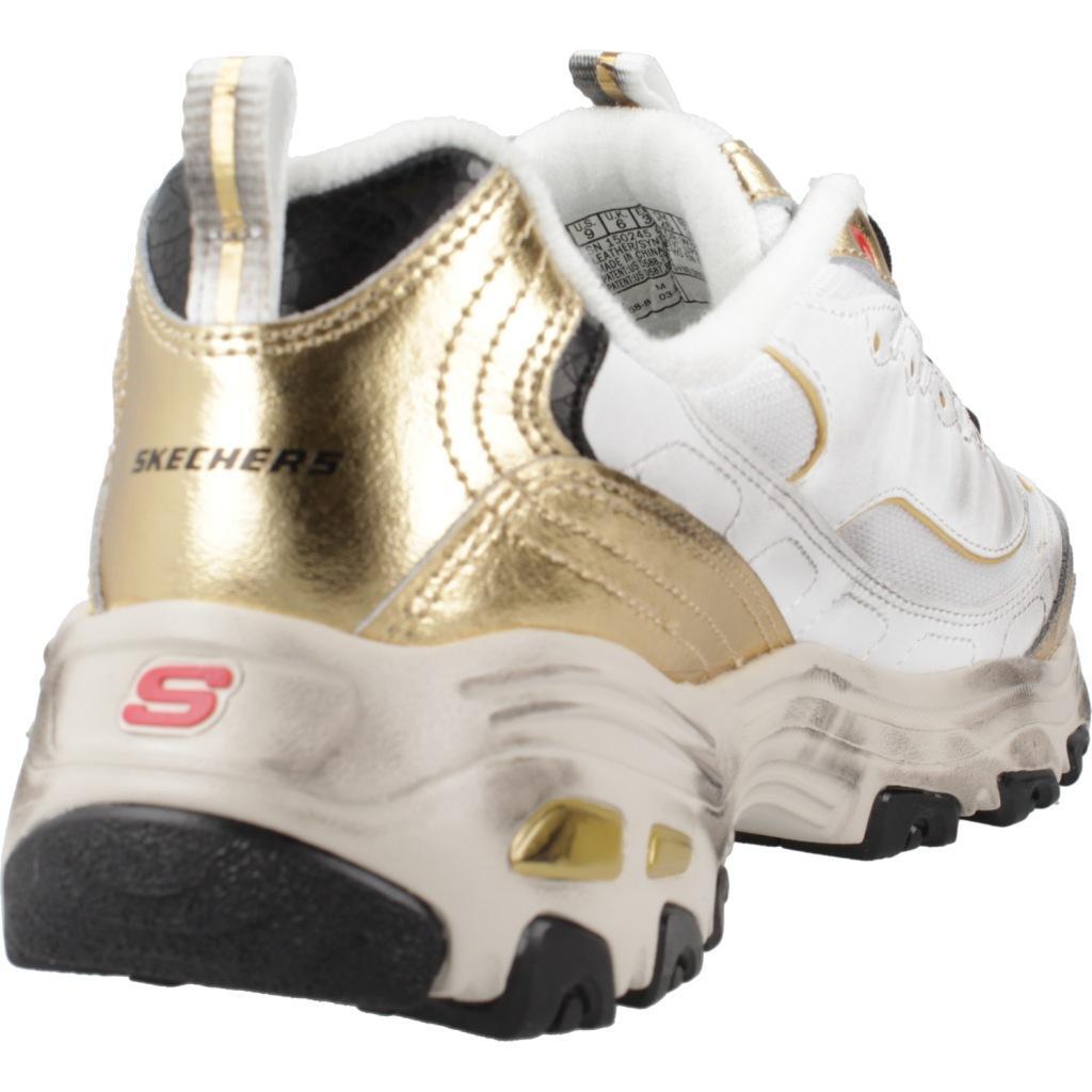 Ténis Skechers Modelo Dlites-vintage Visi Cor Branco 3/6