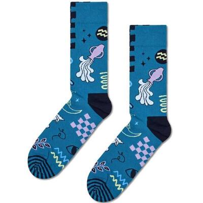 Sokken happy socks model aquarius sock kleur blauw