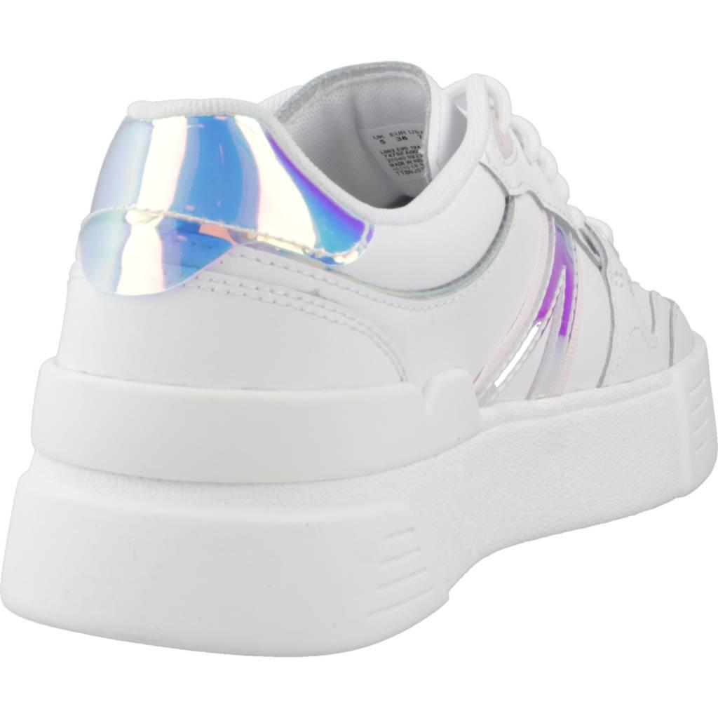 L002 Evo 124 5 Womens Sports Low Top Lace Up Trainers 3/5