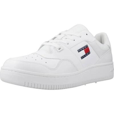 Sneakers tommy jeans model tjm retro basket kleur wit